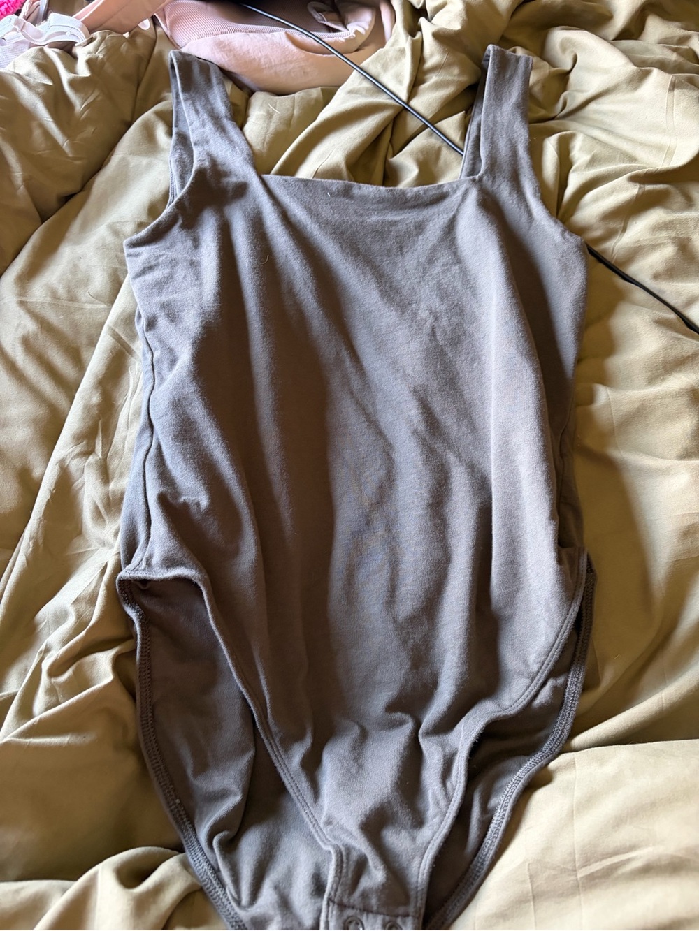 Old navy green tank top bodysuit